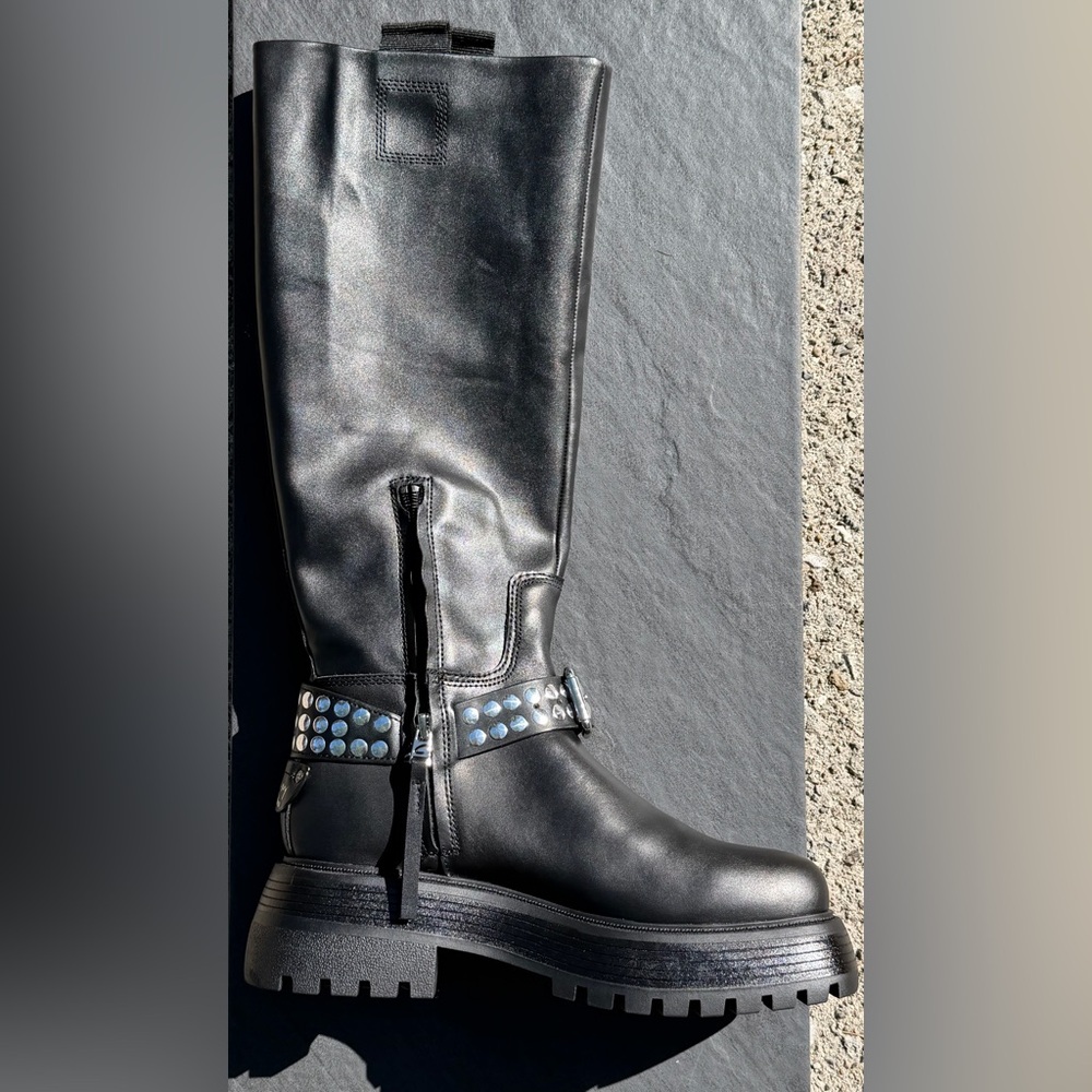 New no Box | Circus NY by Sam Edelman Hayes Woman’s Motorcycle Knee High Boots